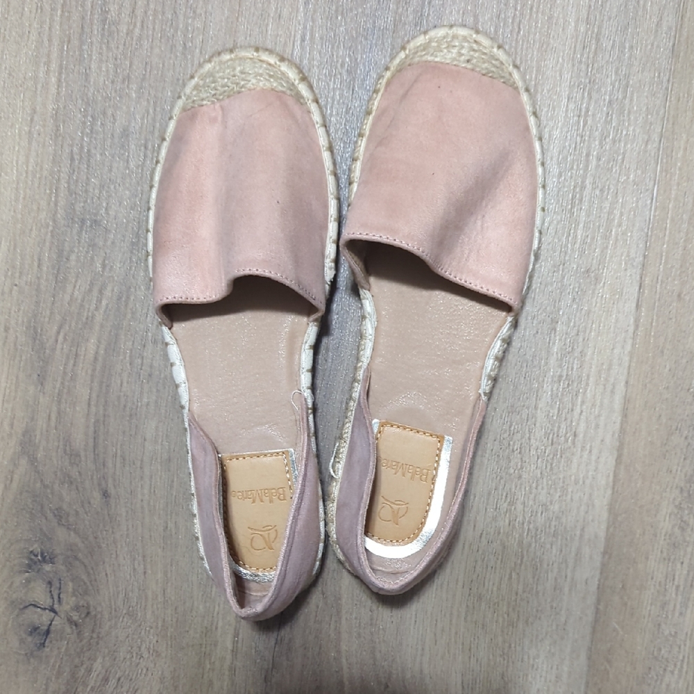 Bella Marie Pink Espadrille Flats